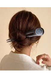 Painted Wooden Hair Stick